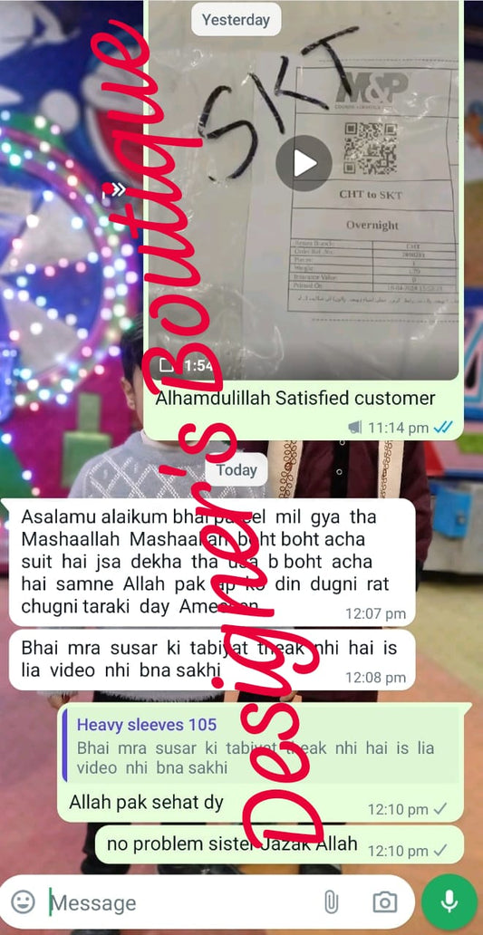 Alhumdulillah Satisfied Customer